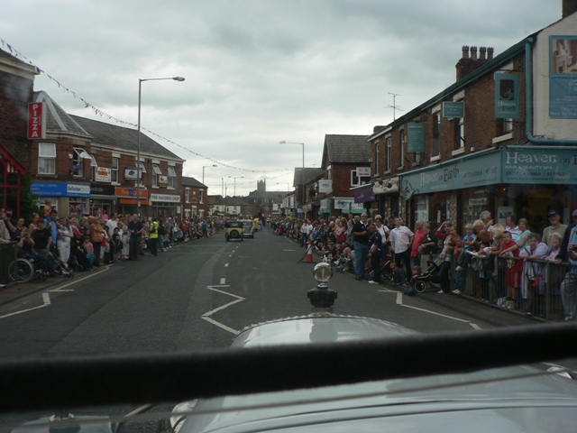 Lining up for the big parade